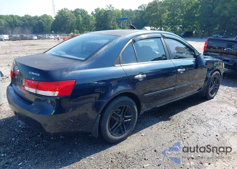 2007 Hyundai Sonata Gls z USA, uszkodzony, nr VIN 5NPET46C57H192745